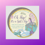 Mermaid Girl's Trip Cruise Stateroom Door Marker Car Magnet<br><div class="desc">Oh Ship! It's a Girl's Trip. Perfect way to start a fun girl's cruise. Decorate your cruise ship door with this fun cruise door magnet. Plus, it helps locate your or other group member's stateroom as a cabin door marker. Customise with your text of cruise line, ship name, & dates....</div>