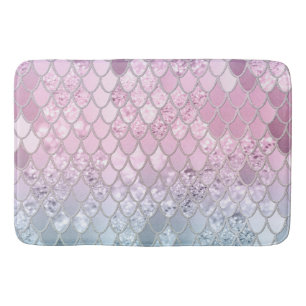 Mermaid Glitter Scales #2 Bath Mat