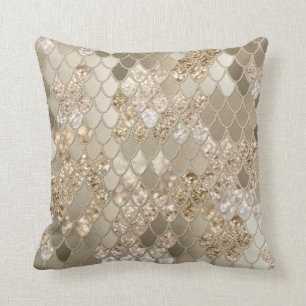 Mermaid Glitter Scales #5 #shiny #decor Cushion