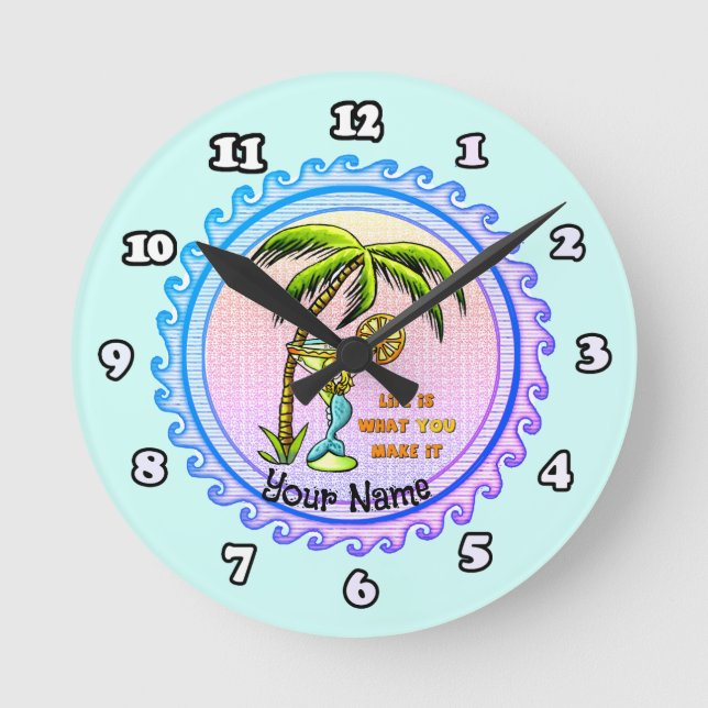 Mermaid Good Life clock (Front)