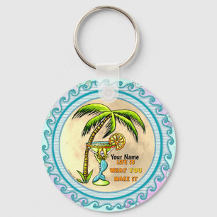 Mermaid Good Life  Key Ring