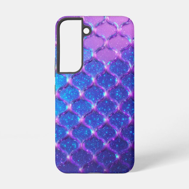 Mermaid Gradient and Starry Sky Phone Case (Back)
