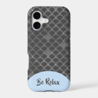 Mermaid grey scales iPhone Case