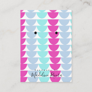 Mermaid Handmade Artisan Earring Display Cards