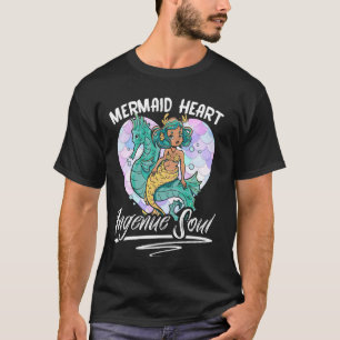 Mermaid Heart Ingenue Soul Innocent Girl Women Mer T-Shirt