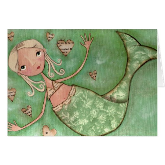 Mermaid Hugs - Greeting Card