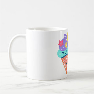 Mermaid icecream coffee mug