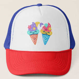 Mermaid icecream trucker hat