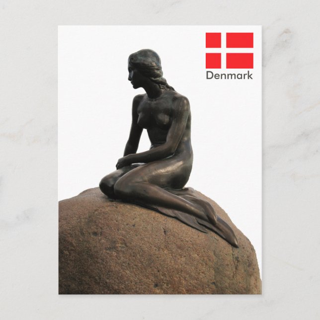 Mermaid in Denmark Postcard (Front)