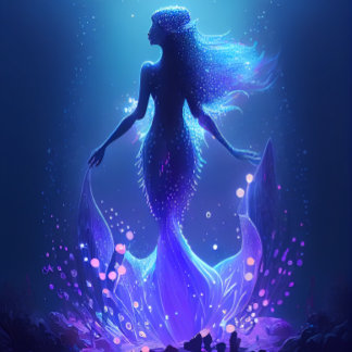 Mermaid in Majestic Ocean Waters Jigsaw Puzzle 
