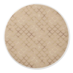 MERMAID INSPIRED NEUTRAL CUSTOM CERAMIC KNOB