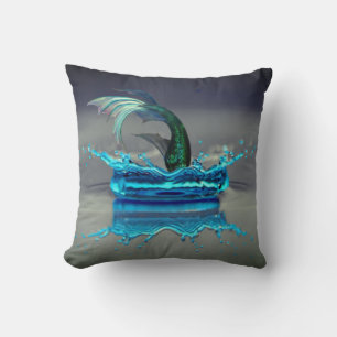 Mermaid Inspired Throw Pillow