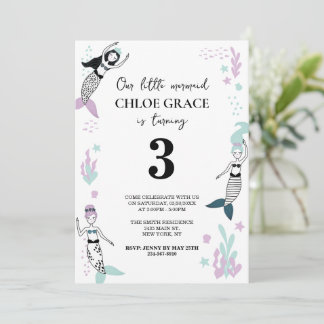 Mermaid Invitation