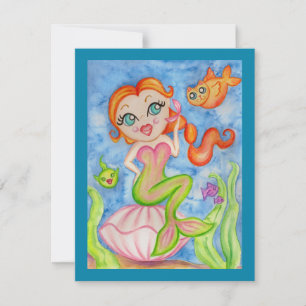 Mermaid Invitation