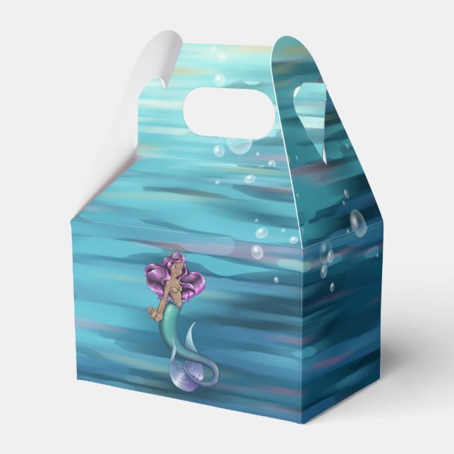 Mermaid Iole Favour Box (Front Side)