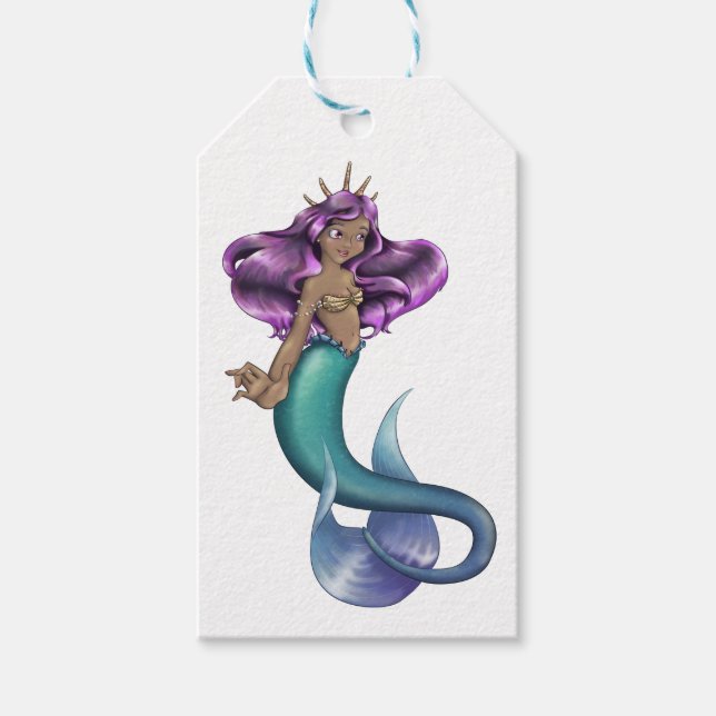 Mermaid Iole Gift Tags (Front)