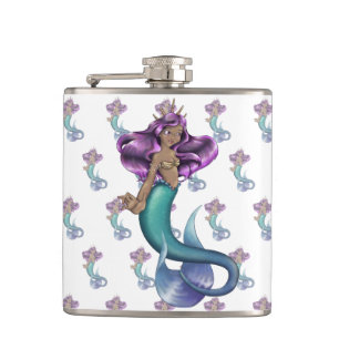 Mermaid Iole Hip Flask