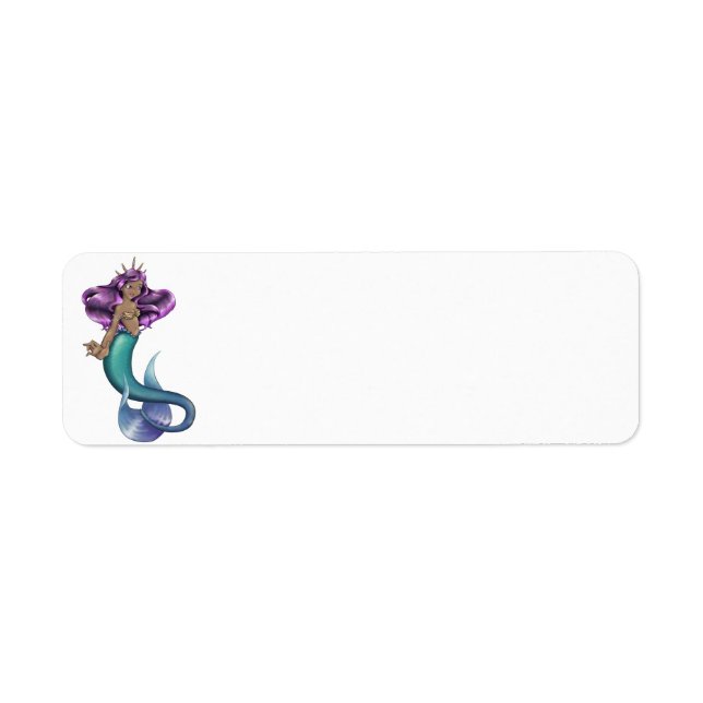 Mermaid Iole Return Address Label (Front)