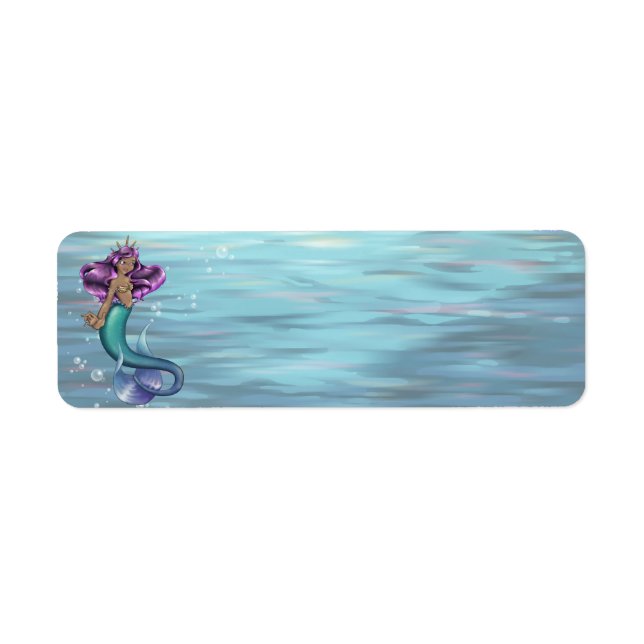 Mermaid Iole Return Address Label (Front)