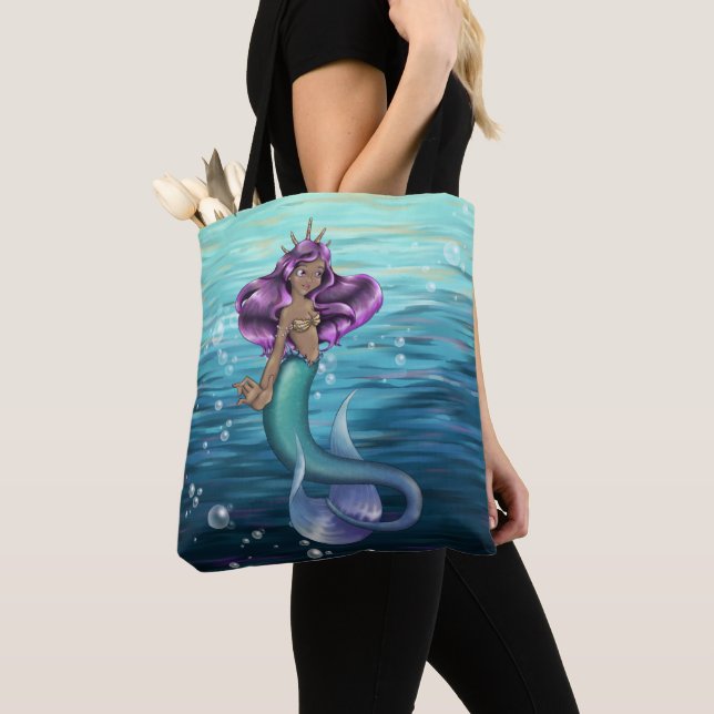 Mermaid Iole Tote Bag (Close Up)