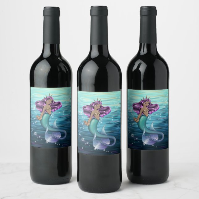 Mermaid Iole Wine Label (Bottles)