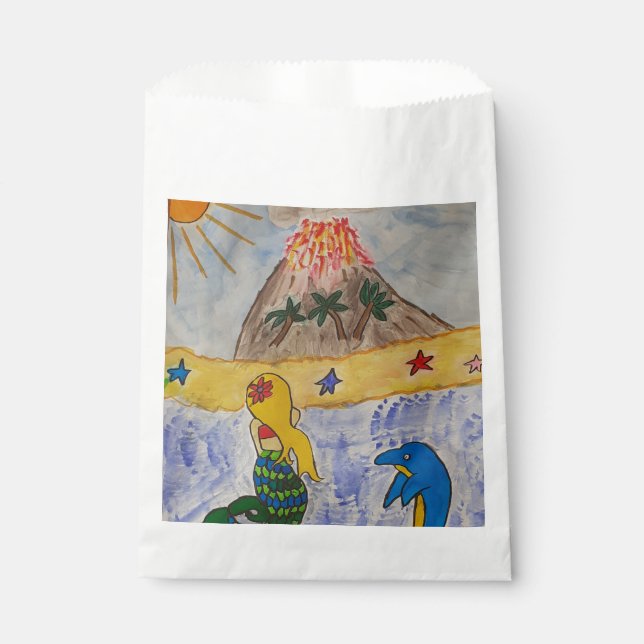 Mermaid Island Favour Bag (Front)