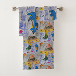 Mermaid Island Towel Set