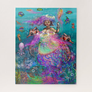Mermaid Jellyfish Jigsaw Puzzle
