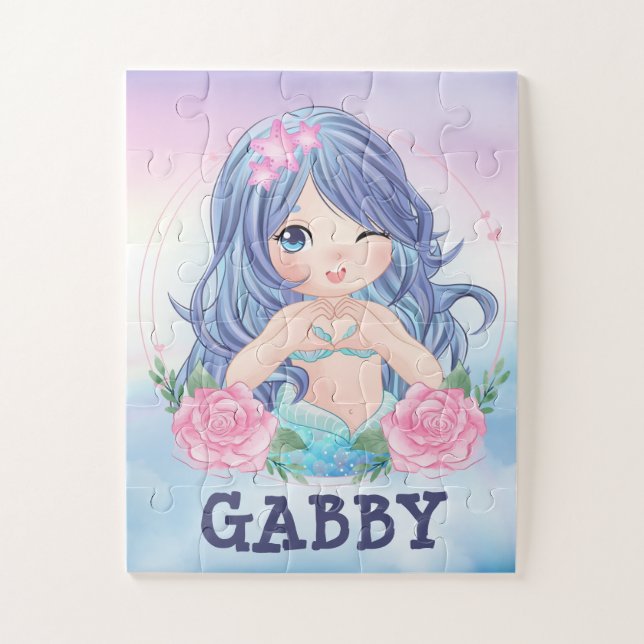 Mermaid Jigsaw Puzzle (Vertical)