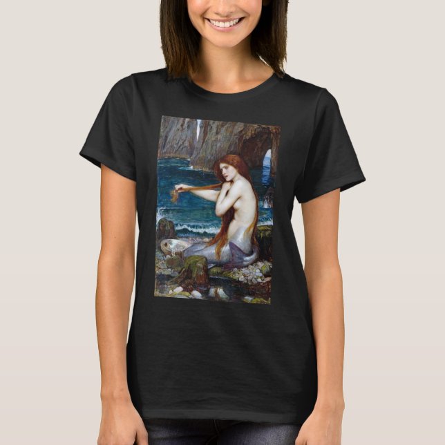 Mermaid, John William Waterhouse T-Shirt (Front)