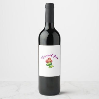 Mermaid Juice Wine Label