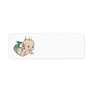 Mermaid Kewpie Address Labels