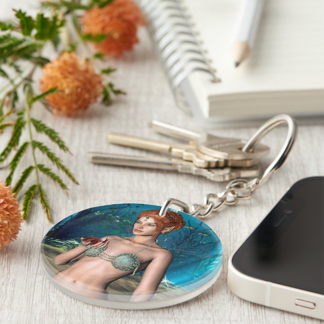Mermaid Key Ring (Front Right)