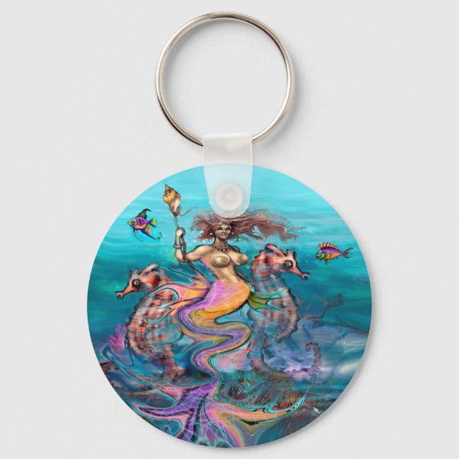 Mermaid Key Ring (Front)