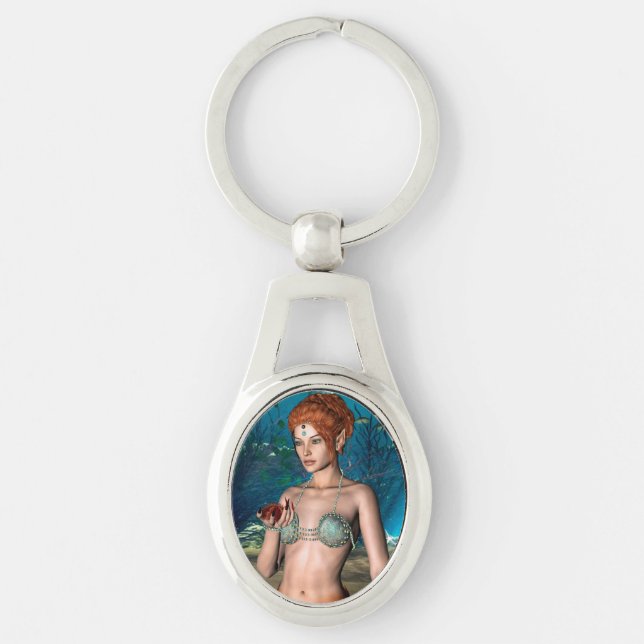 Mermaid Key Ring (Front)