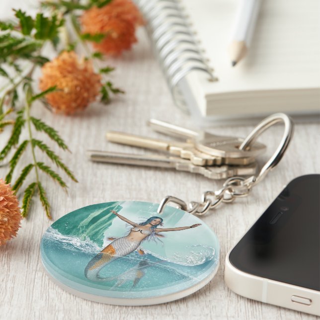 Mermaid Key Ring (Front Right)