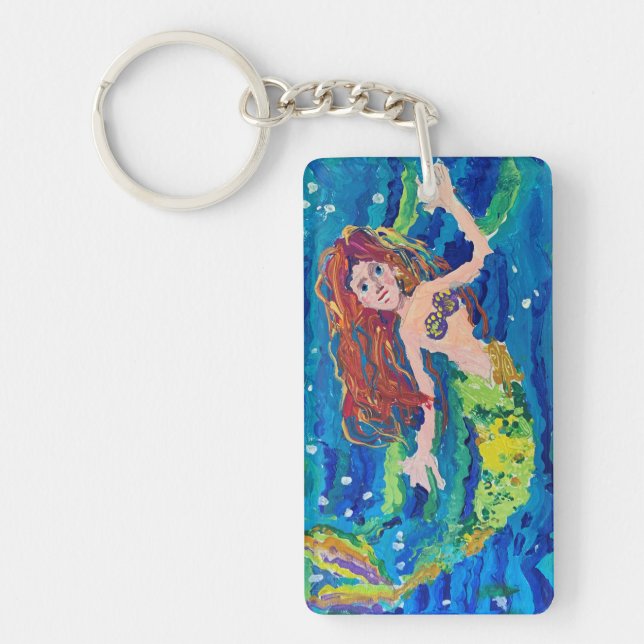 Mermaid Key Ring (Front)