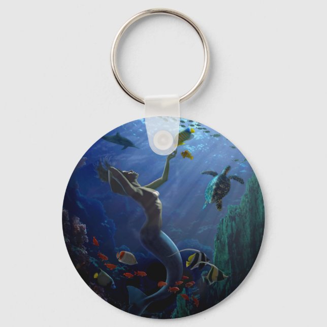 Mermaid Key Ring (Front)