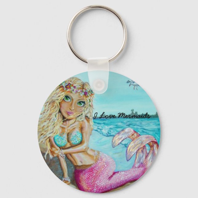 Mermaid Key Ring (Front)