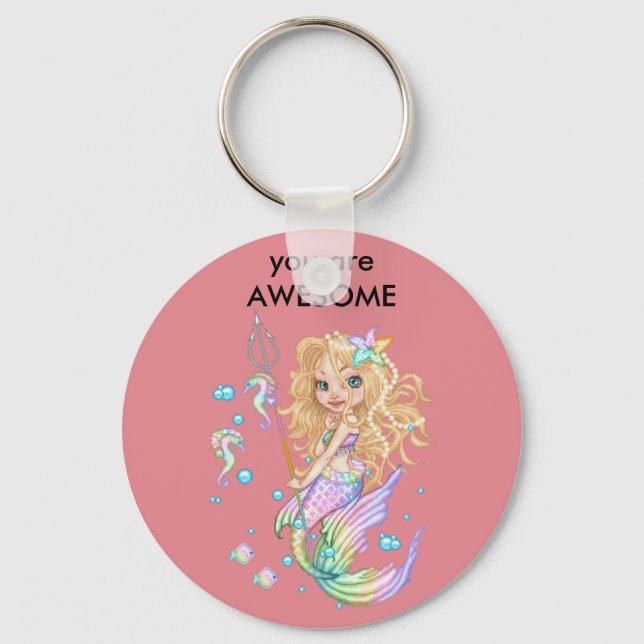 Mermaid keychain (Front)