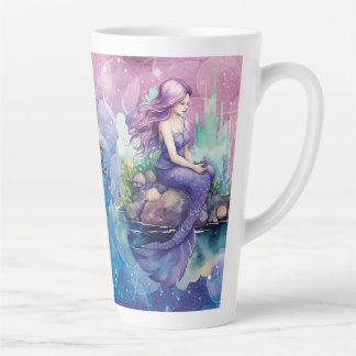 Mermaid Kingdom (matching journal available) Latte Mug