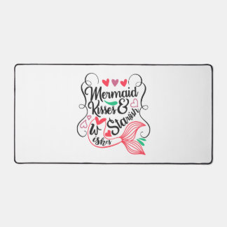 Mermaid Kisses Starfish Wishes Desk Mat