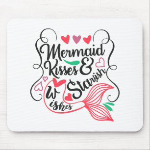 Mermaid Kisses Starfish Wishes Mouse Pad