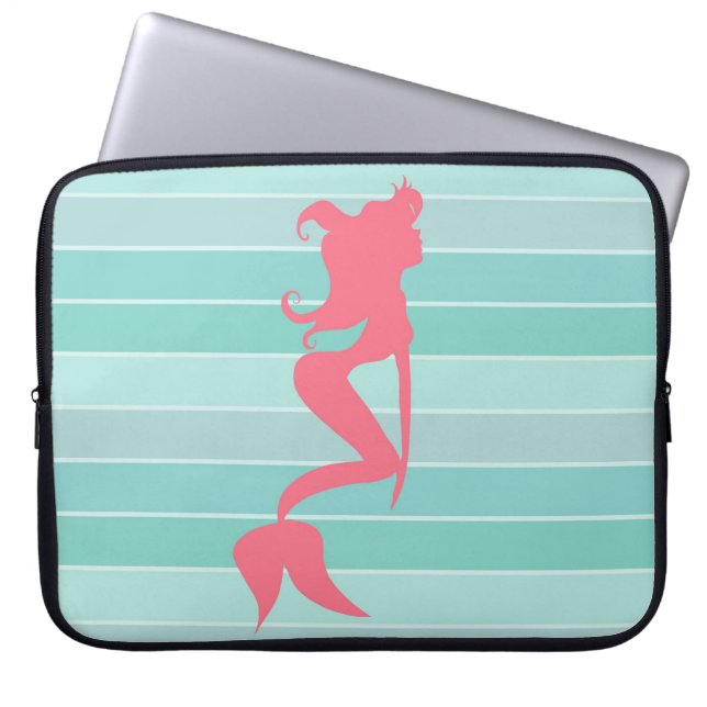 Mermaid Laptop Sleeve (Front)