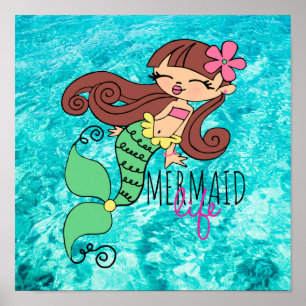 Mermaid Life Poster