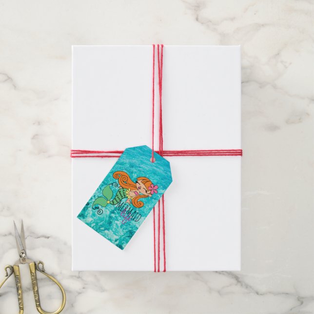 Mermaid Life RH Gift Tags (With Twine)