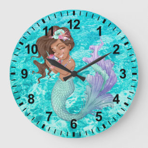 Mermaid Life Wall Clock