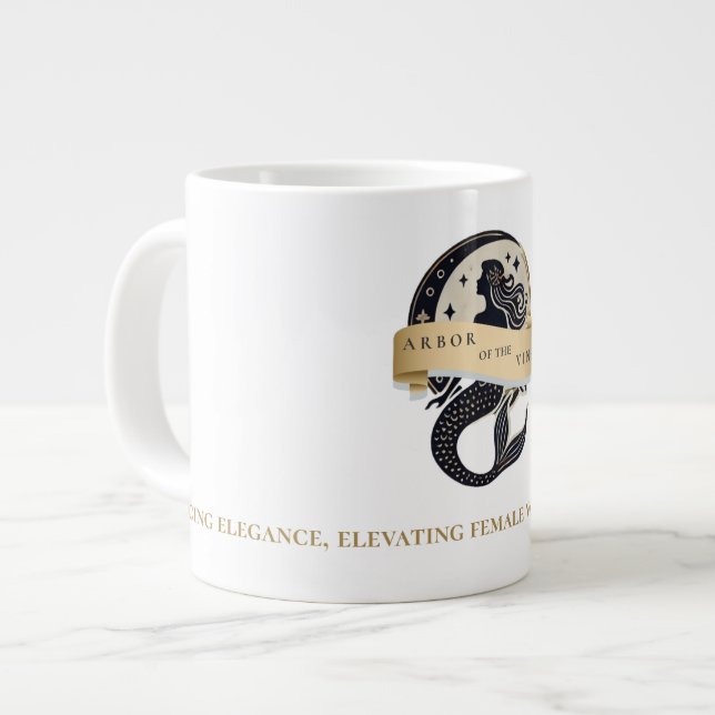Mermaid Logo Mug (Front Left)