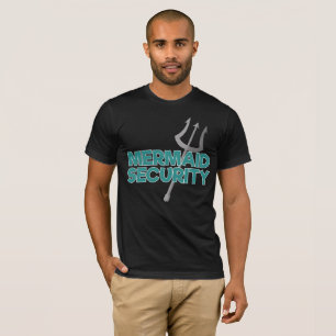 Mermaid Lover Swimming Gift Mermaid Security Gift T-Shirt