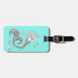 Mermaid Luggage Tag